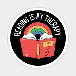 Reading Is My Therapy Magnet